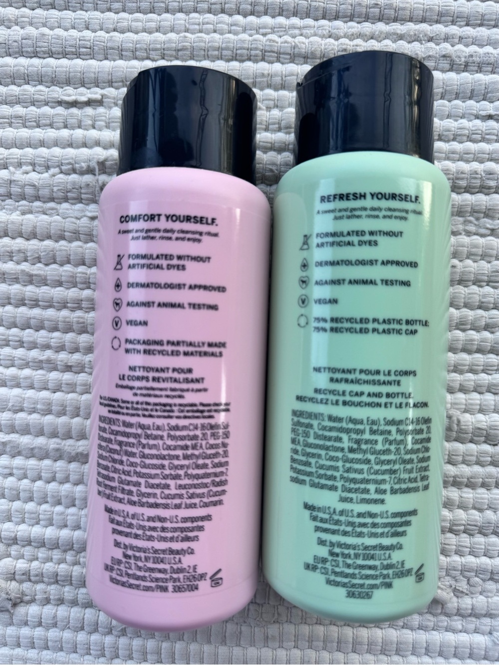 PINK Body Wash Duo Coconut Cucumber 12oz Vegan Clean Beauty Set NWT - Picture 3 of 3